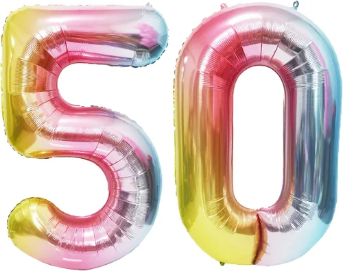 Miniatura 51 de SINBEE Globo dorado del número 10, papel de aluminio Mylar de 40 pulgadas, decoración de fiesta reutilizable para cumpleaños, aniversario, Oro