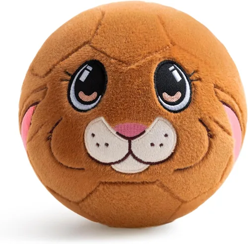 Miniatura 9 de VangeBow Pelotas de fútbol silenciosas para interior para niños pequeños de 1 a 3 años, juguetes de fútbol de peluche suave inflable para bebés