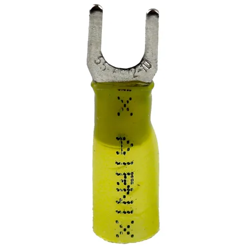 Miniatura 5 de HSSV1-5 Horquillas de terminal de espada, 100 piezas de conectores de alambre termorretráctil, kit de terminales eléctricos, impermeable, grado