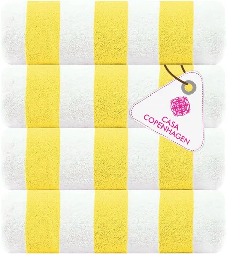Miniatura 119 de CASA COPENHAGEN Juego de 6 toallas de palomitas de maíz, color azul polvoriento, 21.16 oz/m², 2 toallas de baño, 2 toallas de mano y 2 toallas