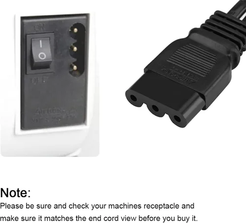 Miniatura 7 de Pedal de control de pie, pedal de control de pie universal para máquina de coser para el hogar con cable de alimentación de repuesto para JANOME2049