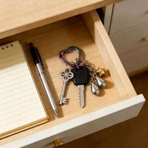 Miniatura 8 de 10pcs Key Chains Rings