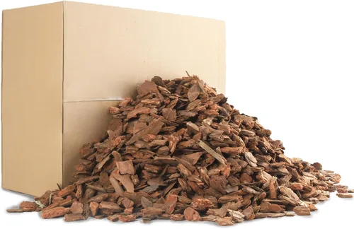 Miniatura 12 de Corteza orgánica para macetas de orquídeas de 3 cuartos - Mantillo natural para plantas en maceta, desarrollo de raíces de plantas de orquídeas
