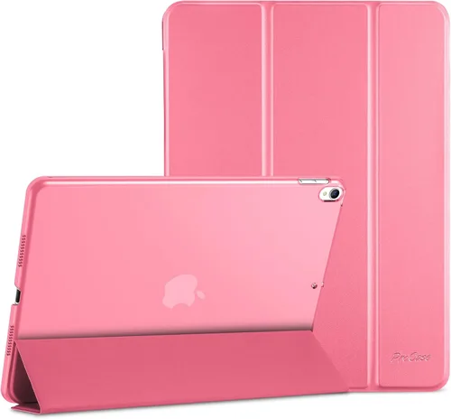 Miniatura 13 de ProCase Funda Inteligente para iPad Air de 10,5" 3ª Generación 2019 / iPad Pro 2017, Funda Delgada con Soporte con Parte Trasera Translúcida Negro