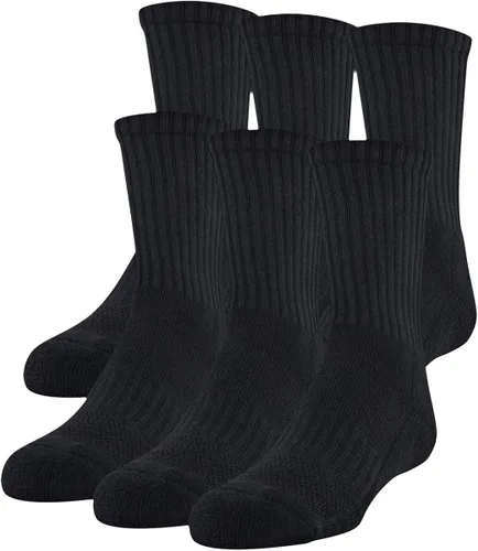 Miniatura 2 de Under Armour - Calcetines de algodón para niños 6 pares