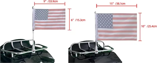 Miniatura 4 de Bandera de Manga Duradera para Barco, Coche y Motocicleta, para Coche y Barco, México 6 x 9 Pulgadas