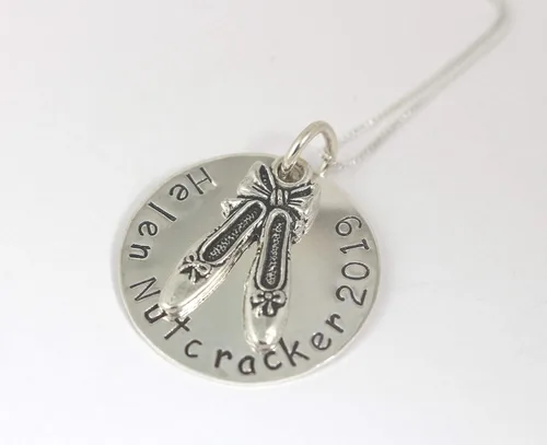 Miniatura 2 de Collar personalizado de cascanueces de ballet de bailarina, regalo de baile personalizado