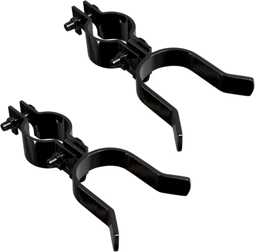 Miniatura 14 de VIVIDA Pestillo de puerta de enlace de cadena de 1-3/8 pulgadas x 2-3/8 pulgadas, pestillo de horquilla negro para valla de eslabones de cadena