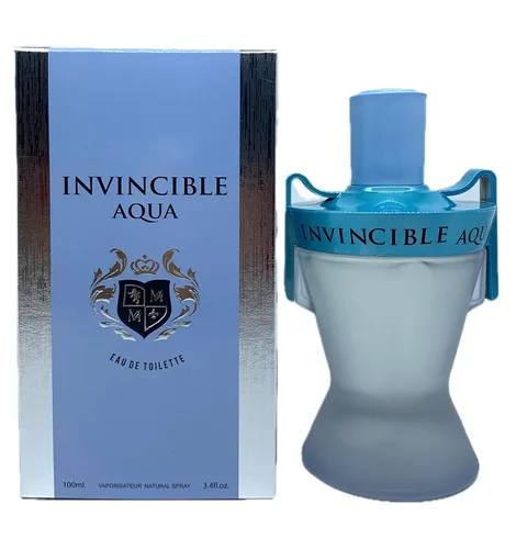 Invincible Aqua Colonia para hombre, 3.4 onzas líquidas, Eau de Toilette en espray