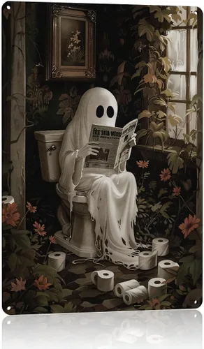 Miniatura 19 de Decoración de pared de fantasma de Halloween, decoración de fiesta de Halloween para interiores y exteriores, decoración espeluznante para el hogar