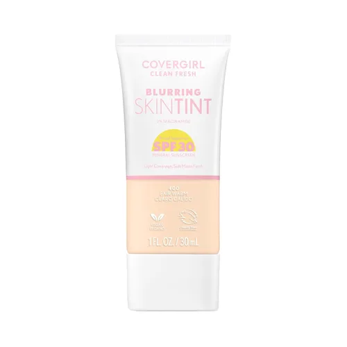 Miniatura 17 de COVERGIRL Clean Fresh - Tinte para piel borrosa con SPF 30, 420 luz/medio neutro, base líquida, acabado mate suave, suaviza, ilumina, difumina