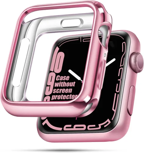 Miniatura 30 de top4cus - Funda ecológica protectora, de TPU suave y flexible, compatible con iWatch Series 5, Series 4, Series 3, Series 2 y Series 1 Dorado