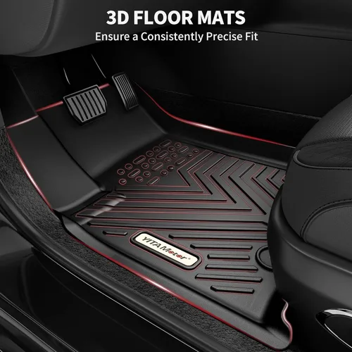 Miniatura 3 de YITAMOTOR Gen2 Alfombrillas de Piso para Chevrolet Equinox/GMC Terrain 2018-2024, TPE Revestimientos de Piso Personalizados para Todo Clima
