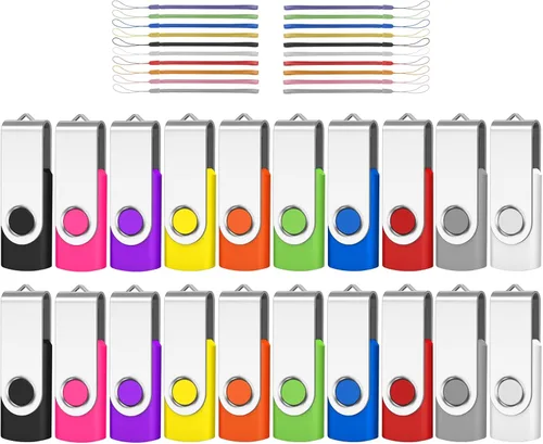 Miniatura 13 de AreTop AreTop - Paquete de 100 unidades flash USB de 2 GB, unidades de pulgar USB 2.0 premium a granel USB Pendrive Memory Stick Jump Drive 100