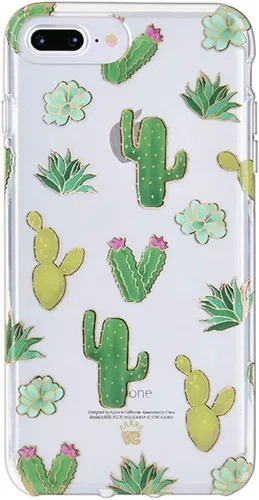 Miniatura 12 de VELVET CAVIAR Compatible con iPhone 7 Plus y iPhone 8 Plus, piña para mujeres y niñas, bonitas fundas protectoras transparentes (piñas holográficas)