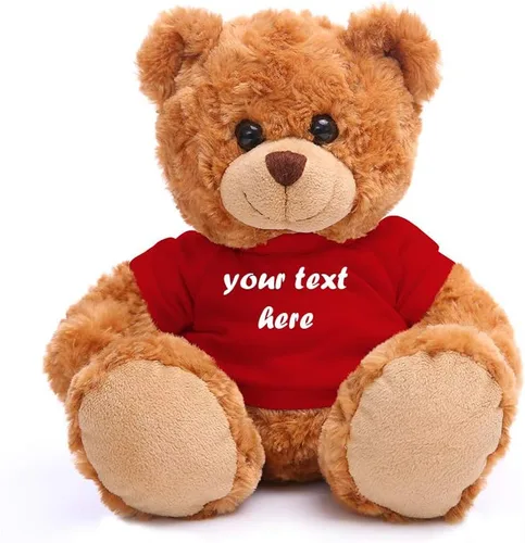 Miniatura 8 de Plushland Oso de peluche de 11 pulgadas, regalo personalizado de animal de peluche, gran regalo para el día de la madre, San Valentín, graduación