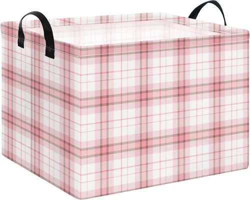 Miniatura 20 de NTAOHAMPER Cesta rectangular de almacenamiento de fútbol vacía, cesta de regalo plegable con asas, caja de juguetes/libros, decoración de habitación