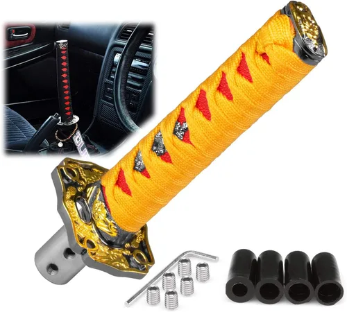 Miniatura 11 de EZAUTOWRAP Espada Samurai 5.9 pulgadas., 10cm, Negro Blanco
