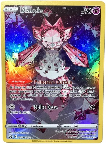 Pokemon - Diancie GG13/GG70. - Crown Zenith - Galería Galaria - Holo Rare Card
