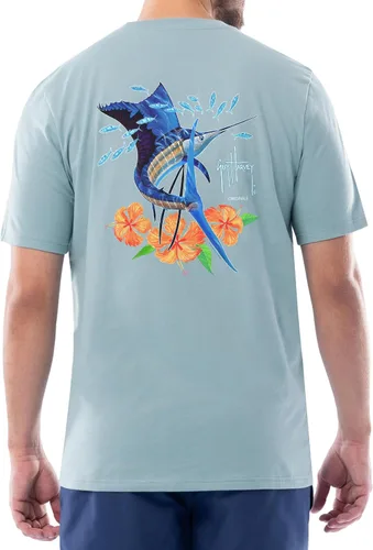 Miniatura 111 de Guy Harvey Camiseta de manga corta Threadcycled para hombre