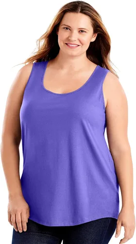 Miniatura 4 de JUST MY SIZE Women's Shirt-Tail Tank Top