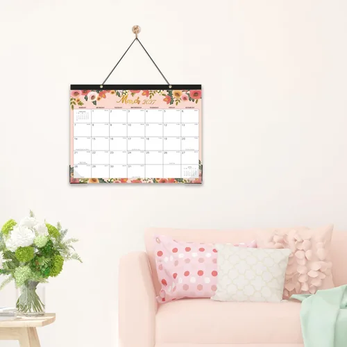 Miniatura 8 de Calendario de escritorio 2026-2027 – julio 2026 – diciembre 2027, calendario 2026-2027, 14.6 x 11.5 pulgadas, calendario mensual de 12 calendarios