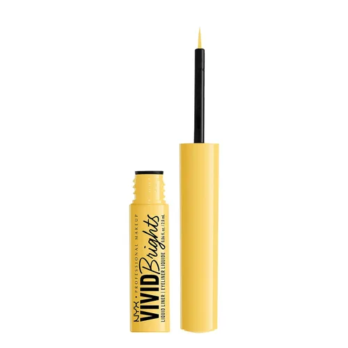 Miniatura 7 de NYX PROFESSIONAL MAKEUP Vivid Brights Delineador Líquido, Delineador de Ojos Resistente a las Manchas con Punta Precisa - Had Me At Yellow 03 Me