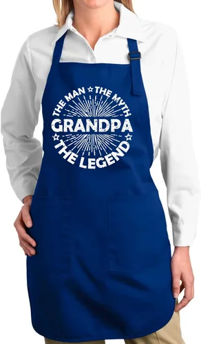 Miniatura 10 de Wild Bobby Abuelo Hombre Mito Leyenda Regalo Día del Padre Cocina Barbacoa Asado Cocinar Delantal Gráfico con Bolsillos