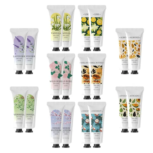 Green Canyon Spa Crema de manos, paquete de 20 mini lociones de manos a granel, loción de manos de viaje, cremas y lociones para manos, regalos de