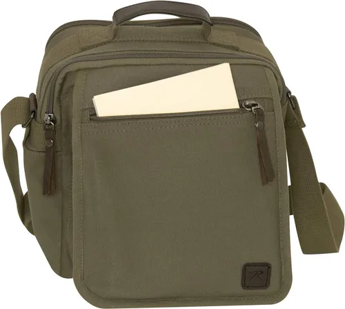 Miniatura 3 de Rothco Bolsa de hombro para el trabajo diario – Bolsa cruzada de lona de algodón resistente – Ideal para el trabajo, viajes, viajes y mucho más