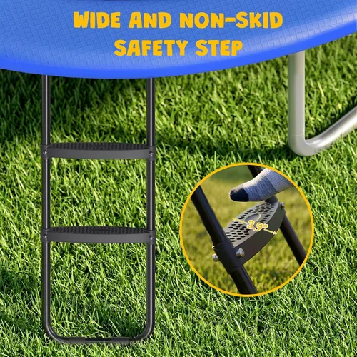 Miniatura 3 de Kit de diapositivas de escalera de trampolín, accesorios para trampolín incluyen tobogán y escalera