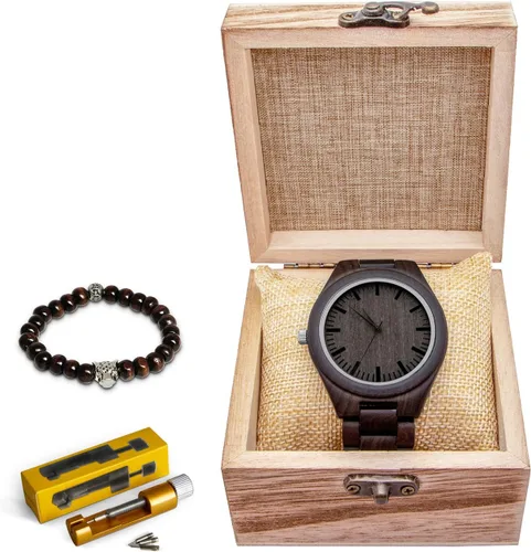Miniatura 6 de Reloj de madera grabado para hijo y novio, reloj de madera personalizado regalo para novio, regalo de graduación de mamá, de papá