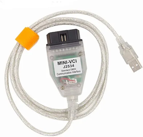 Mini VCI Auto Vehículo de Coche Estándar OBD2 diagnosticar la herramienta del cable de cable para Toyota Cable de diagnóstico