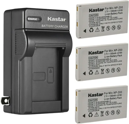 Miniatura 6 de Kastar Cargador de batería de pared CA de repuesto para Konica Minolta NP-200 NP200, Konica Minolta DiMAGE X, DiMAGE Xg, DiMAGE Xi, Konica Minolta