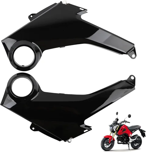 Miniatura 10 de Mokuo Cobertura de Faro Negro para Motocicleta Fit para Honda Grom Msx125 SF 2013-2016 Kit de Carenados Piezas