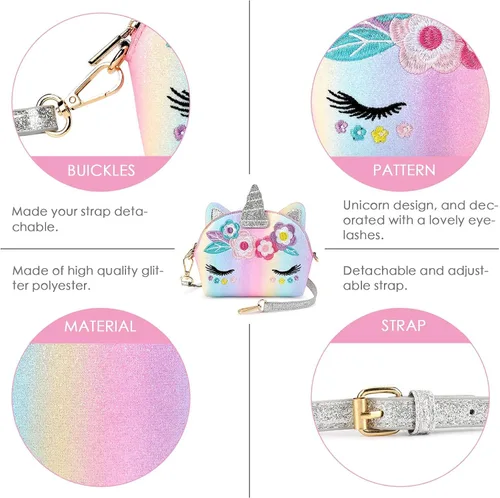 Miniatura 6 de Mibasies - Regalos de unicornio - Bolsa para niñas.