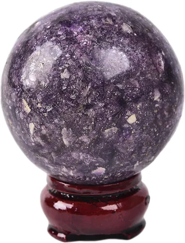 Miniatura 114 de JIC Gem Esfera de cristal de cuarzo Pietersite, bola de cristal decorativa azules y marrones dorados para meditación, decoraciones de mesa