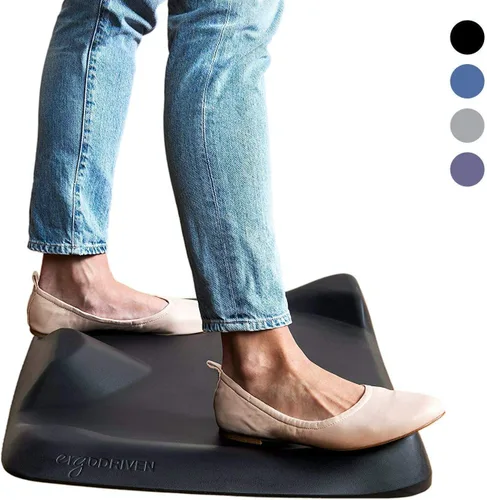 Miniatura 8 de Topo Mini de Ergodriven La alfombrilla antifatiga no plana de escritorio para permanecer de pie con topografía calculada, Gris