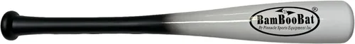 Miniatura 18 de BamBooBat de PINNACLE SPORTS EQUIPMENT INC. - Bate de béisbol y sóftbol de madera de una mano para adultos - 45,7 cm o 53,3 cm Mango blanco/barril