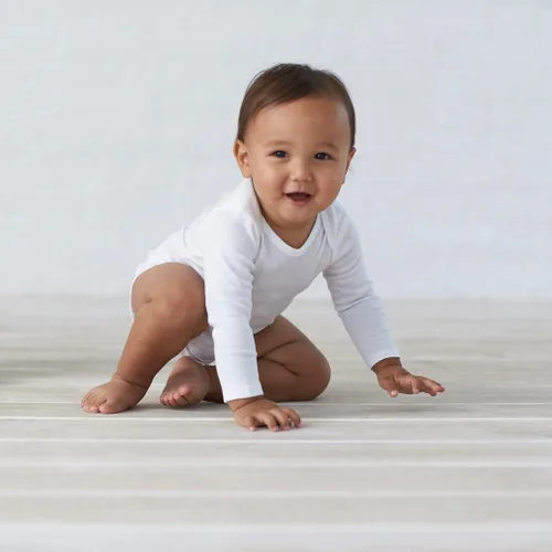 Miniatura 2 de Gerber Paquete de 6 mamelucos unisex de manga larga para bebé