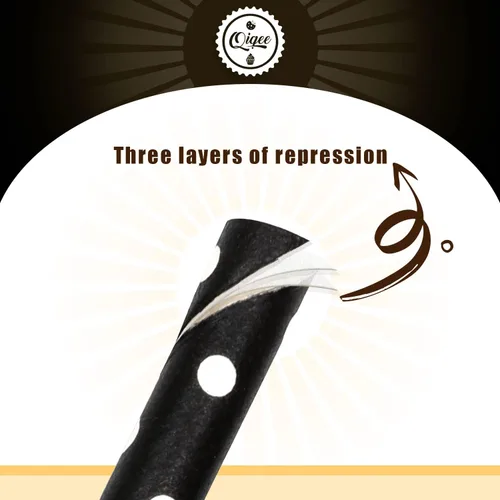 Miniatura 2 de qiqee Pajitas de papel negro, 150 pajitas desechables a granel (10 patrones negros, biodegradables, desechables, 7.75 x 0.25 pulgadas)