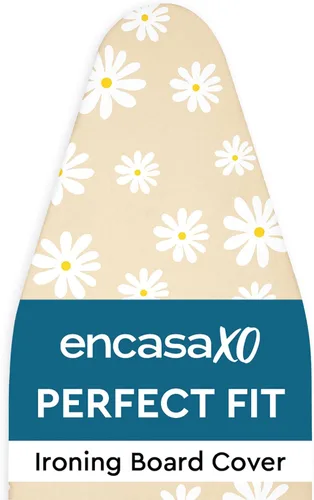 Miniatura 23 de Encasa XO Funda y almohadilla para tabla de planchar de 42 x 14 pulgadas, tamaño estándar, funda de fieltro de 0.118 pulgadas de grosor acolchada