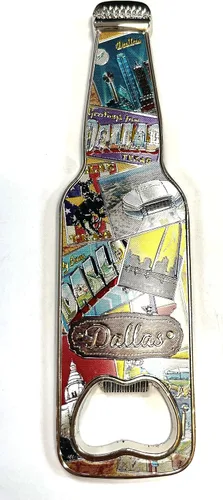 Miniatura 2 de Sureg States - Imán abrebotellas con imán retro en forma de coleccionable, diseño de Washington DC, multicolor