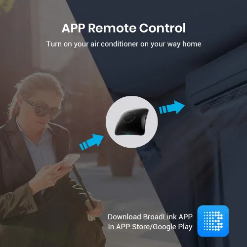 Miniatura 3 de BroadLink IR/RF Smart Home Hub-WiFi IR/RF Blaster para automatización del hogar, TV, cortina, persianas control remoto, controlador de aire