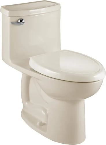Miniatura 12 de American Standard 2403128.021 Compact Cadet 3, Inodoro de una pieza con asiento de cierre lento, delantero alargado, descarga a mano izquierda, Hueso