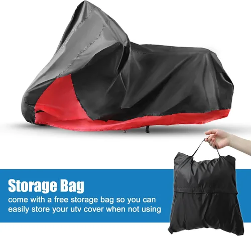 Miniatura 7 de X AUTOHAUX Funda impermeable para motocicleta 2 en 1, protector de lluvia y polvo para Harley Street Glide FLHX Road Glide FLTRX 1250 Sportster S