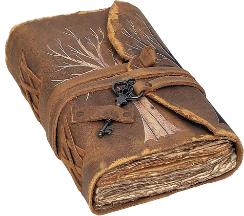 Miniatura 2 de cuero Libro de hechizos Hocus Pocus, libro de hechizos Hocus Pocus, regalos de utilería, decoraciones de Halloween, decoración de cuero, diario