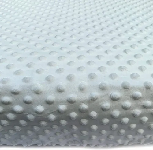 Miniatura 3 de KiddyKlouds Sábanas de cuna para colchón estándar de cuna, para niños y niñas, neutrales, hechas de tela de felpa suave de lunares minky (gris)