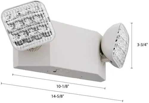 Miniatura 2 de Lithonia Lighting EU2 LED Luminaria de Emergencia LED de 2 Luces Blancas con 90 Minutos de Reserva
