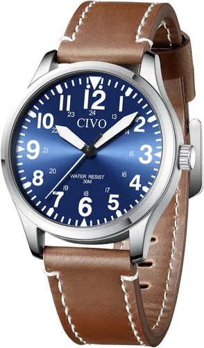 Miniatura 14 de CIVO Military Watch for Men Waterproof: Analog Mens Watches Classic- Field Wrist Watches for Man